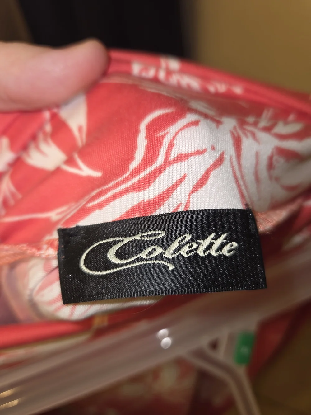 Colette Coral A-Line Skirt with White Floral Print